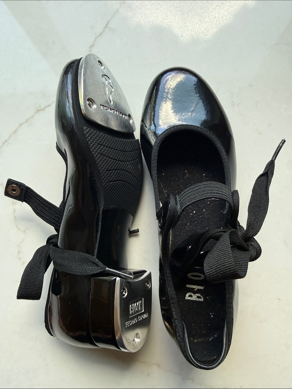Bloch Girls Snap Black Tap Shoes 1 Narrow